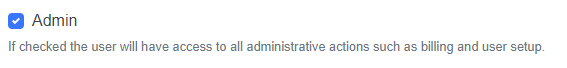 Set employee as admin